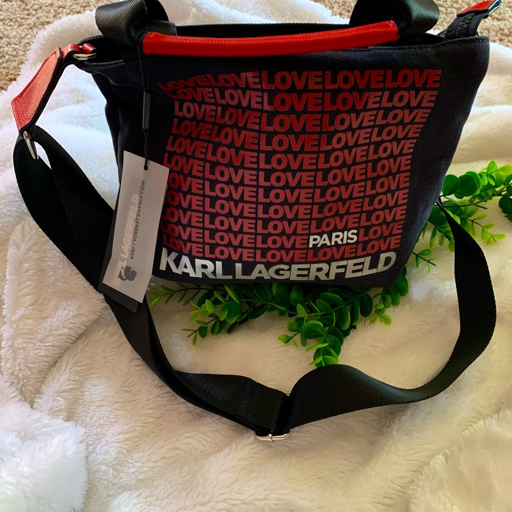 NWT Karl Lagerfeld Love Paris Kristen Crossbody Bag